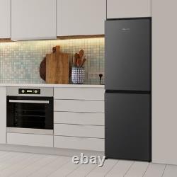 Fridgemaster MC55240EB 55cm Free Standing Fridge Freezer Black E Rated