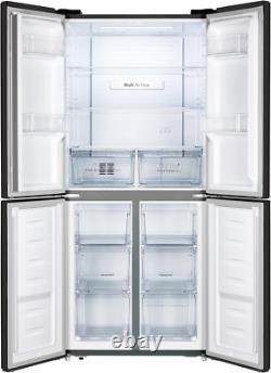 Fridgemaster MQ79394EB Freestanding American 4 Door Fridge Freezer 427L, Total x