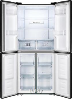 Fridgemaster MQ79394EB Freestanding American 4 Door Fridge Freezer 427L, Total x