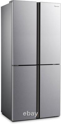 Fridgemaster MQ79394ES Freestanding American 4 Door Fridge Freezer 427L, Total