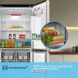 Fridgemaster MQ79395ES American Cross Door 79cm Frost Free American Fridge