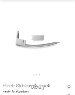 Genuine Miele Handle for Fridge & Freezer Door Stainless Steel Look MPN 10851200