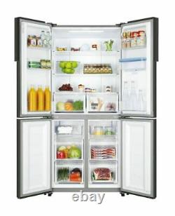 HAIER GHTD456FHS8 Fridge Freezer Platinum Inox New free delivery 4 doors #39