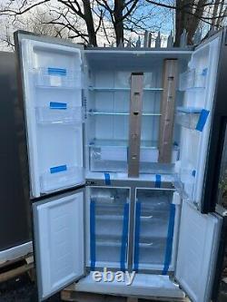 HAIER GHTD456FHS8 Fridge Freezer Platinum Inox New free delivery 4 doors #39