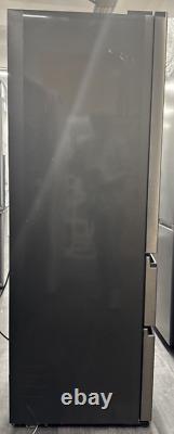 HAIER HTW5618EWMP Smart Fridge Freezer Platinum Inox