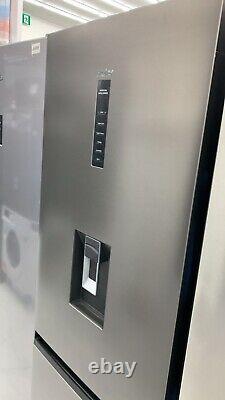 HAIER HTW5618EWMP Smart Fridge Freezer Platinum Inox Ex-Display