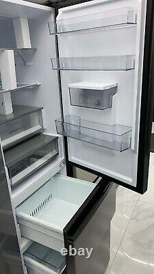 HAIER HTW5618EWMP Smart Fridge Freezer Platinum Inox Ex-Display