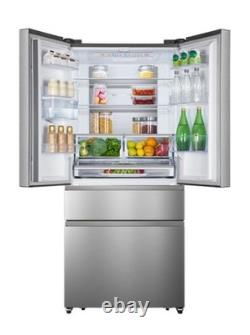 HISENSE PureFlat RF540N4WI1 Fridge Freezer Stainless Steel