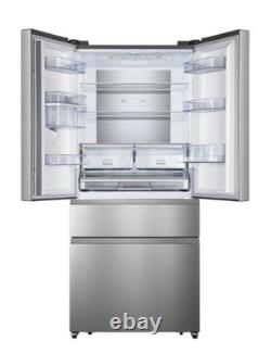 HISENSE PureFlat RF540N4WI1 Fridge Freezer Stainless Steel