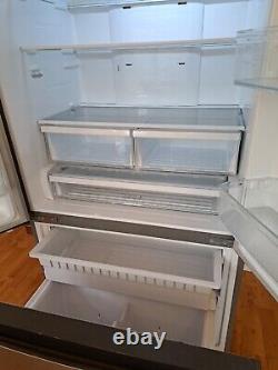 HISENSE RF715N4AS1 Fridge Freezer Stainless Brushed Steel