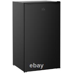 HOMCOM 91L Freestanding Under Counter Fridge Black