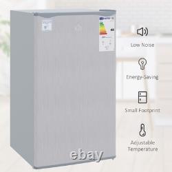 HOMCOM 91L Freestanding Under Counter Fridge Grey
