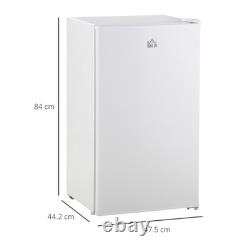 HOMCOM 91L Under Counter Fridge Good Housekeeping Institute Approved White