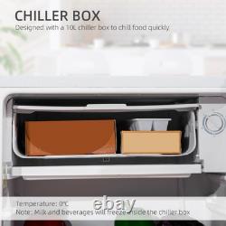 HOMCOM 91L Under Counter Fridge Good Housekeeping Institute Approved White