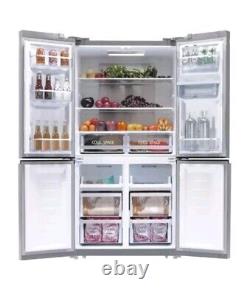 HOOVER American Style FRIDGE FREEZER 700 MAXI 4 doors No Frost Class E. SILVER