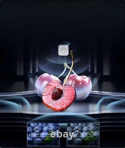 HYE 446L American Fridge Freezer Frost Free Water Dispenser TrueFit Black Inox