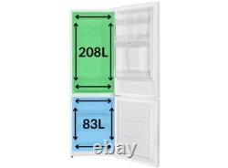 HYE 70/30 Fridge Freezer Frost Free 60cm With Water Dispenser 291 Litre White