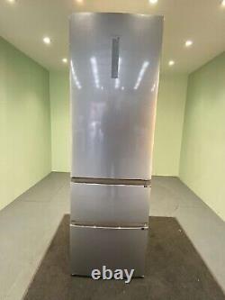 Haier 3 Door Fridge Freezer Series 3 No Frost 348 Litres Platinum HCTR3619FNMG