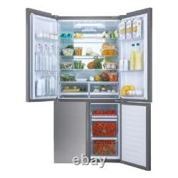 Haier 4 Door Fridge Freezer American Side By Side Stainless Steel HTF-610DM7