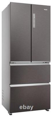 Haier 70cm 60/40 Total No Frost Fridge Freezer Dark Inox HFR3718ENMD