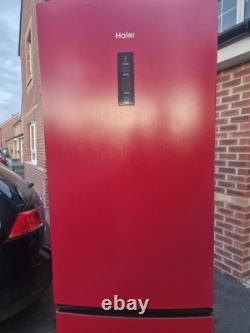 Haier A2FE635CRJ- No Frost/Fridge Freezer/Red/Reversibl door/Clean condition