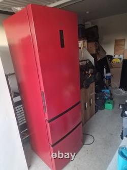 Haier A2FE635CRJ- No Frost/Fridge Freezer/Red/Reversibl door/Clean condition
