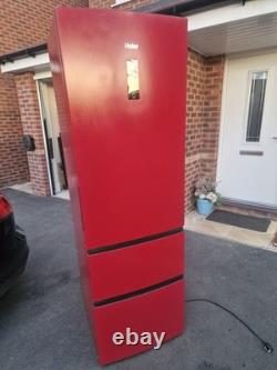 Haier A2FE635CRJ- No Frost/Fridge Freezer/Red/Reversibl door/Clean condition