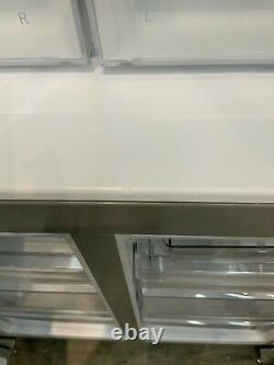 Haier American Fridge Freezer 83c 456 Litre FrostFree Silver HTF-556DP6 #LF38931