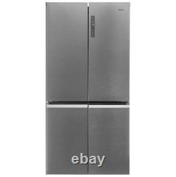 Haier American Fridge Freezer HTF-540DP7 Graded 90cm Cube St/Steel 4 Door(H-191)