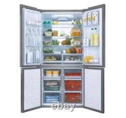 Haier American Fridge Freezer HTF-610DM7 Graded Stainless Steel 4 Door (H-153)