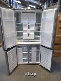 Haier American Fridge Freezer HTF-610DM7 Graded Stainless Steel 4 Door (H-153)