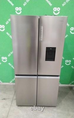 Haier American Fridge Freezer No Frost Platinum Silver HCR5919EHMP #LF111153