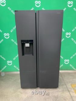 Haier American Fridge Freezer Plumbed Black E Rated HSW59F18EIPT #LF109991