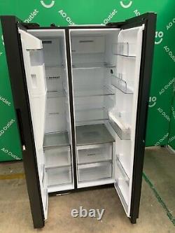 Haier American Fridge Freezer Plumbed Black E Rated HSW59F18EIPT #LF84735