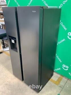 Haier American Fridge Freezer Plumbed Black E Rated HSW59F18EIPT #LF84735