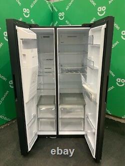 Haier American Fridge Freezer Plumbed Black E Rated HSW59F18EIPT #LF87713