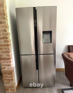 Haier American Style 4 Door Fridge Freezer Stainless Steel Water Dispenser