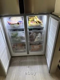 Haier American Style 4 Door Fridge Freezer Stainless Steel Water Dispenser
