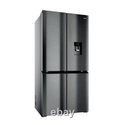 Haier Cube Series 7 679 Litre Four Door American Fridge Freezer B HCW79F19EHSB