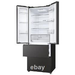 Haier FD 70 Series 5 444 Litre French Style American Fridge Freezer HFR5719ENPB