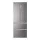 Haier Fd 70cm Wide Series 5 446l Multi Door Fridge Freezer Platinum Inox