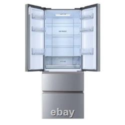 Haier FD 70cm wide Series 5 446L Multi Door Fridge Freezer Platinum Inox