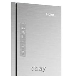 Haier FD 70cm wide Series 5 446L Multi Door Fridge Freezer Platinum Inox