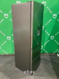 Haier Fridge Freezer 60/40 Platinum Inox F Rated HTR3619FWMP #LF87866