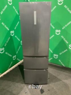 Haier Fridge Freezer Platinum Inox F Rated HCTR3619FNMG #LF95224