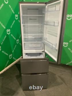 Haier Fridge Freezer Platinum Inox F Rated HCTR3619FNMG #LF95224