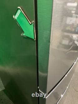 Haier Fridge Freezer Platinum Inox F Rated HCTR3619FNMG #LF95224