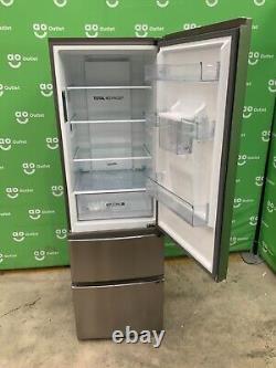 Haier Fridge Freezer Platinum Inox HTR3619FWMP 60/40 Total No Frost #LF67594