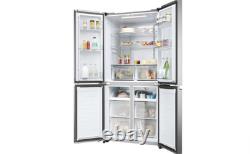 Haier HCR3818ENMM 83.3cm 60/40 Frost Free Multi Door Fridge Freezer Inox Haier