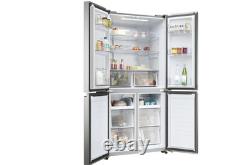 Haier HCR3818ENMM 83.3cm 60/40 Frost Free Multi Door Fridge Freezer Inox Haier